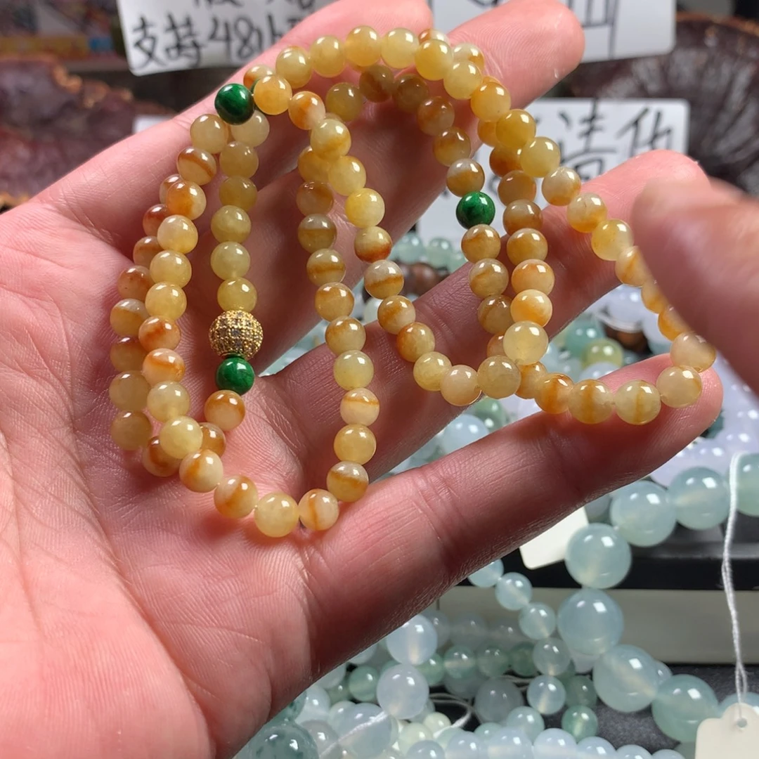 定制翡翠未镶嵌卡6.2 108颗
