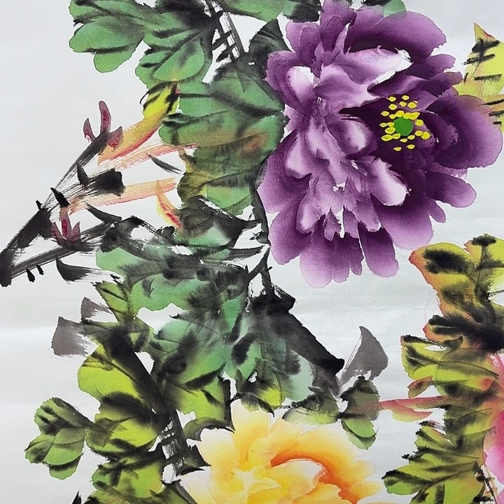 国画手绘国画作品