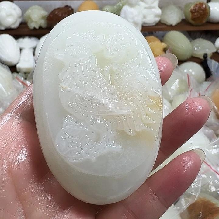 用***梁砖雕石头手把件不退不换