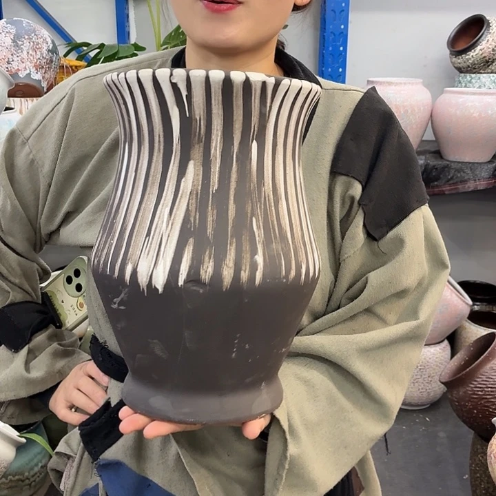 20×30 -粗陶花盆有孔-买买买