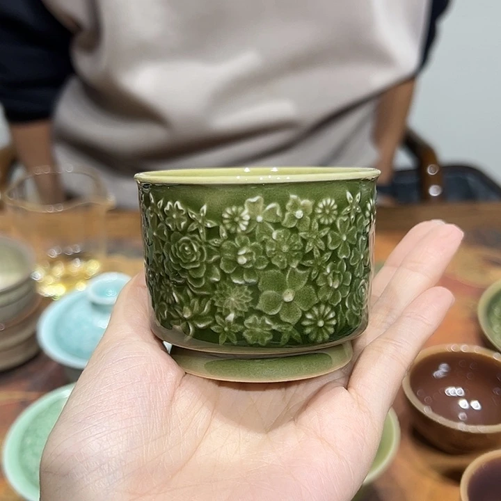 云间青瓷龙泉小米茶器