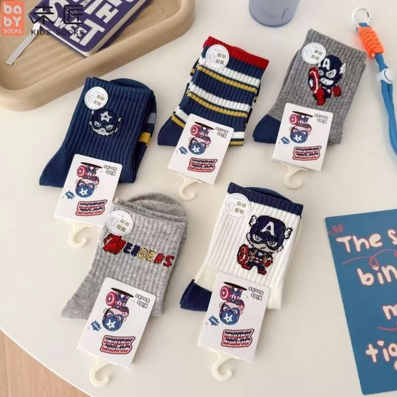 吸汗透气秋冬卡通儿童袜