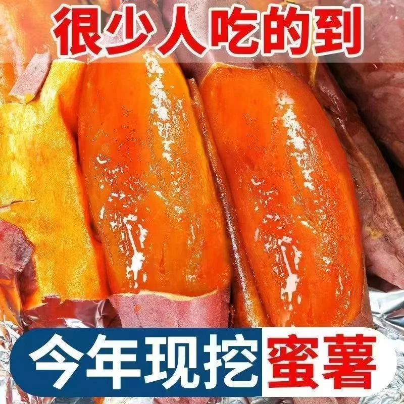 正宗糖心流油蜜薯新鲜现挖沙地红薯软糯香甜