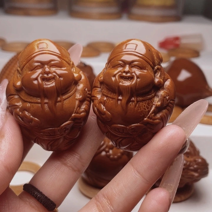 手串/手链橄榄核财神一对
