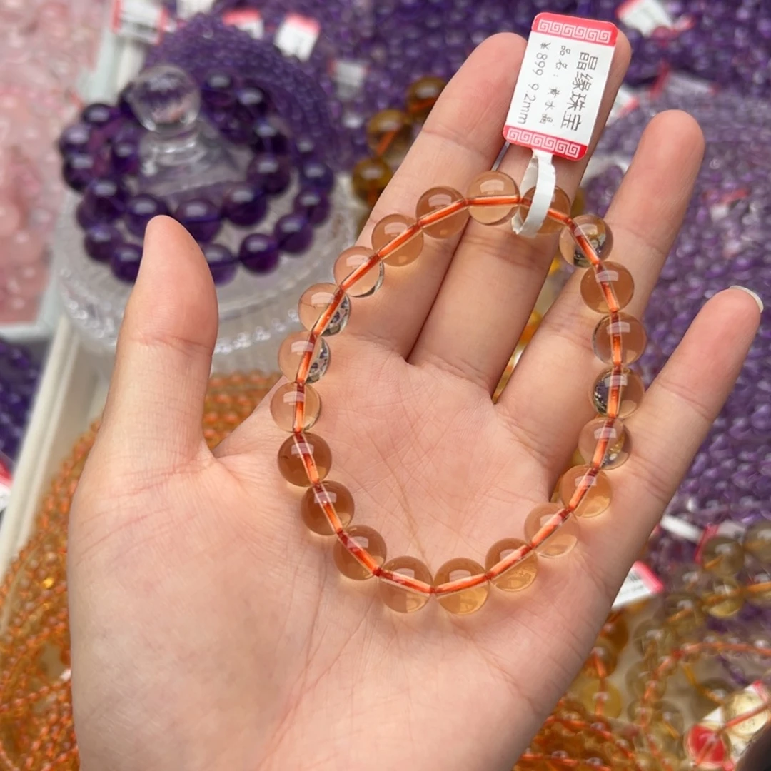 水晶手链未镶嵌黄水晶