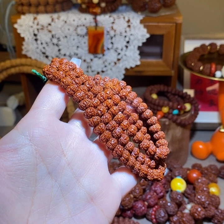 金刚菩提手串85玉华树王108素圈