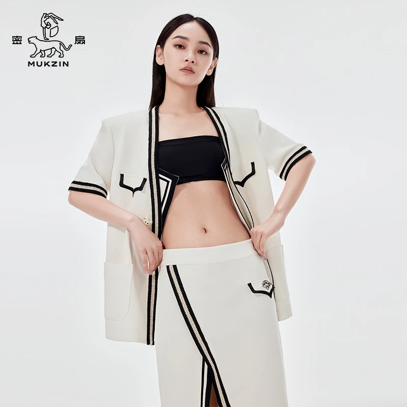 密扇春夏狸尨梦华录白色上下装M24BB11010101