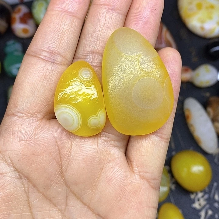 *️****花眼玛瑙奇石饰品无孔
