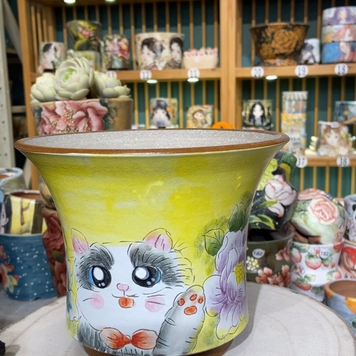 红陶景德镇艺术手绘作品