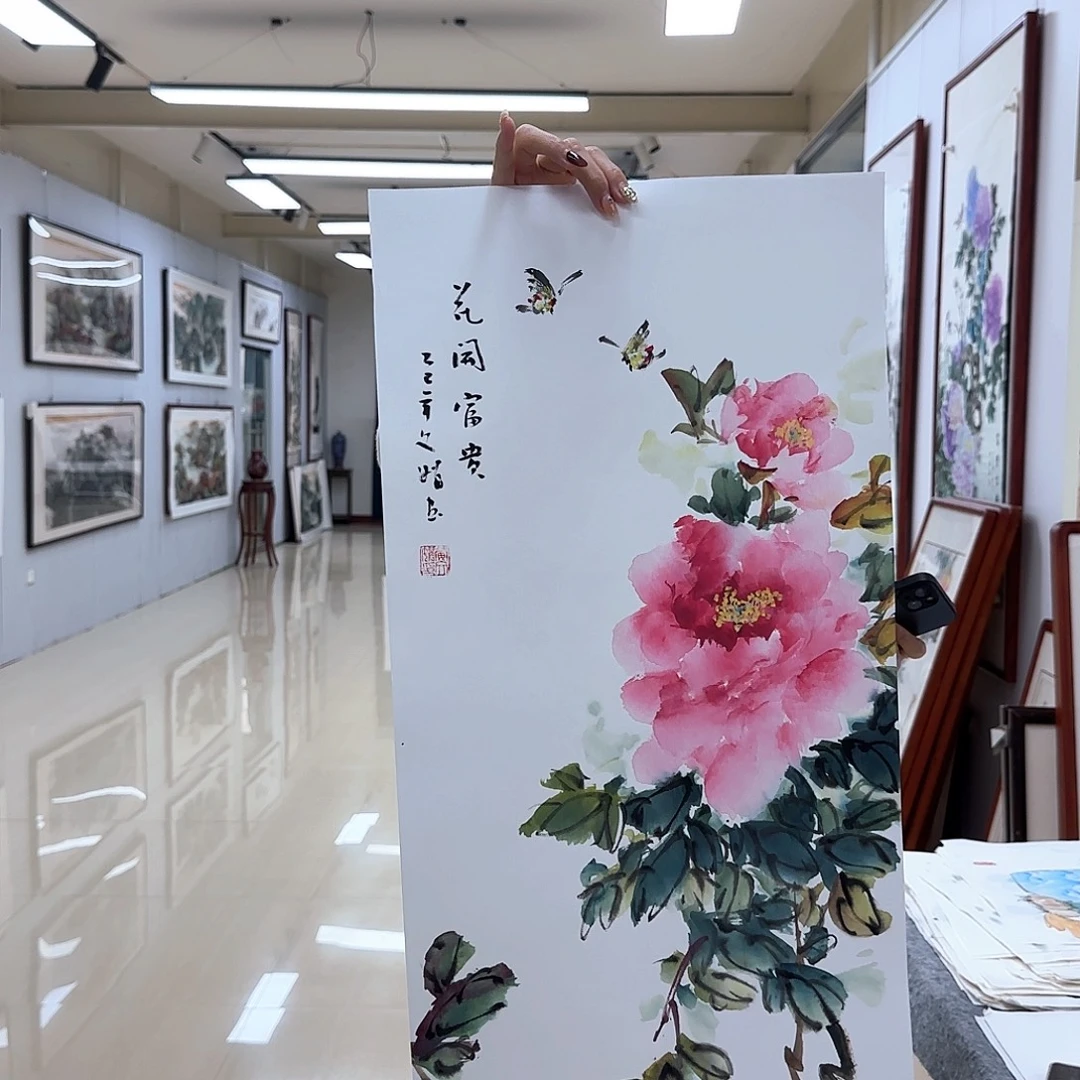 国画国画作品集一个由