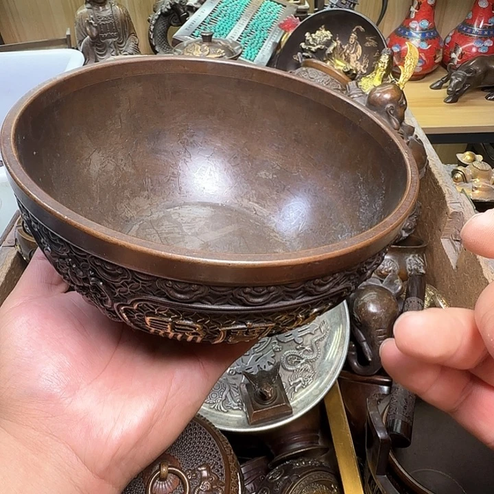 铜器办公室茶室摆件
