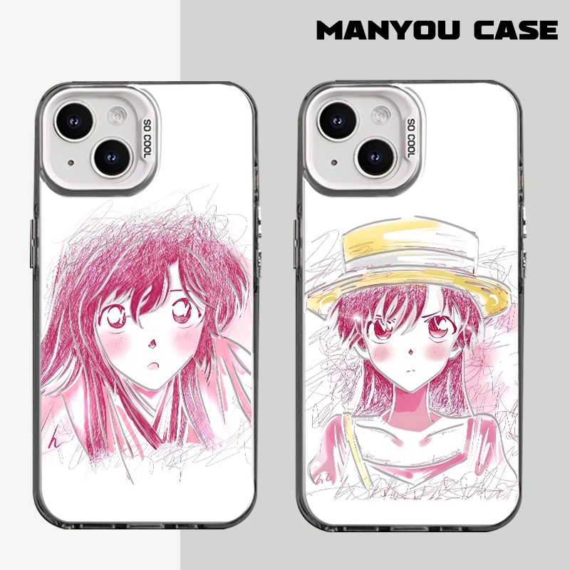 毛利兰适用于动漫iPhone苹果16华为一加oppo小米手机防摔壳paoive