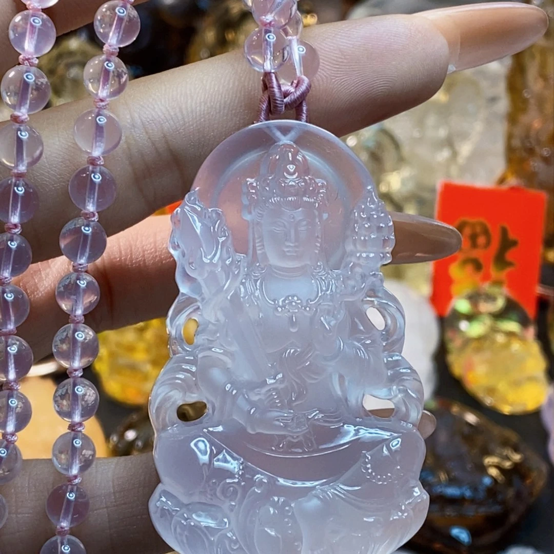 水晶颈饰未镶嵌鑫**梯吊坠