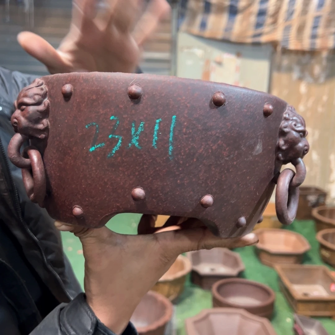 紫砂花盆紫砂花盆