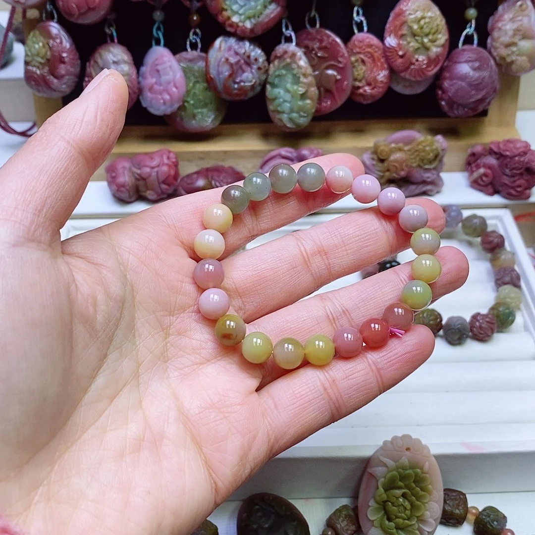 玛瑙/玉髓盐源玛瑙手链未镶嵌