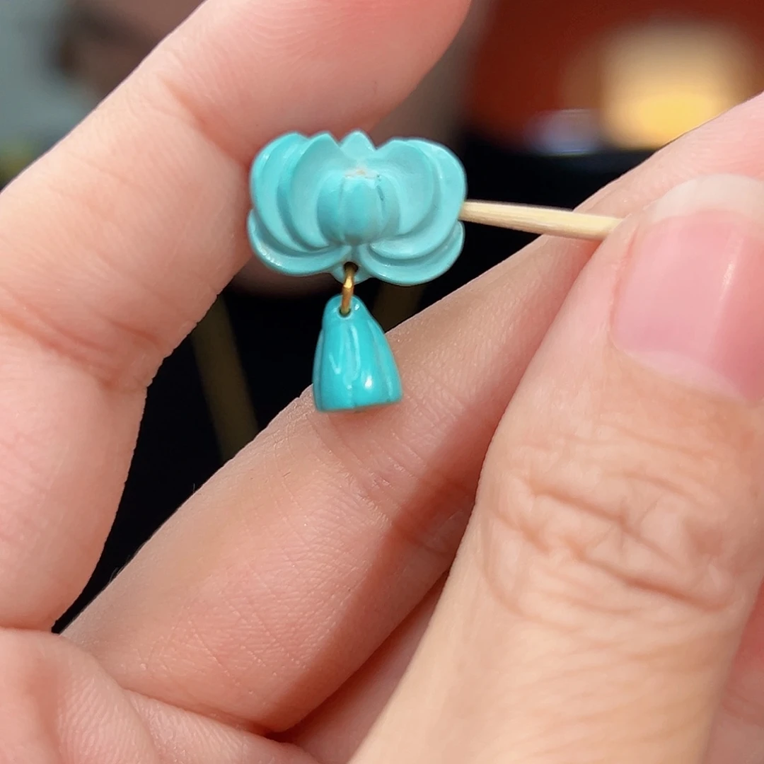 未镶嵌绿松石珠宝奇石