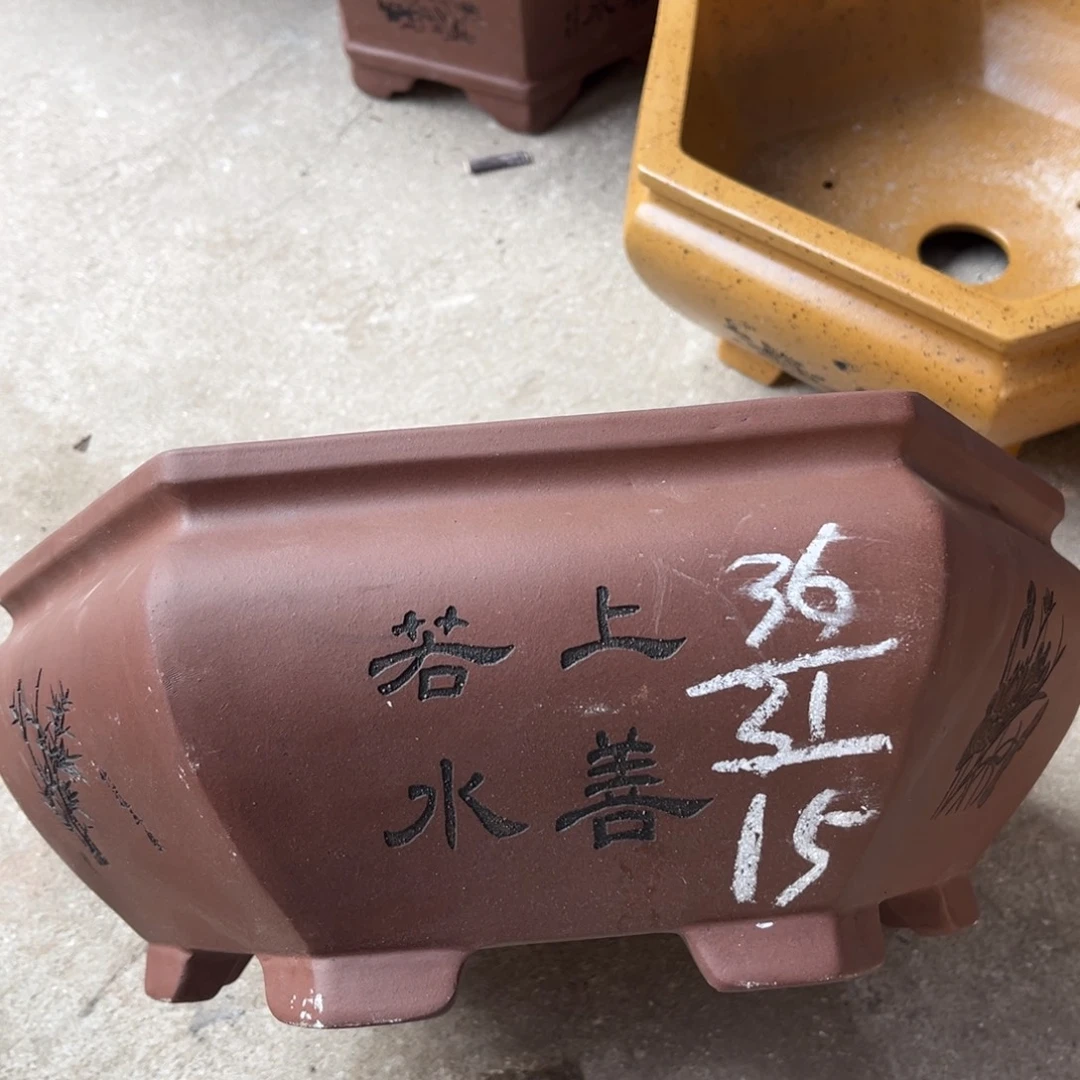 紫砂花盆盆景艺术