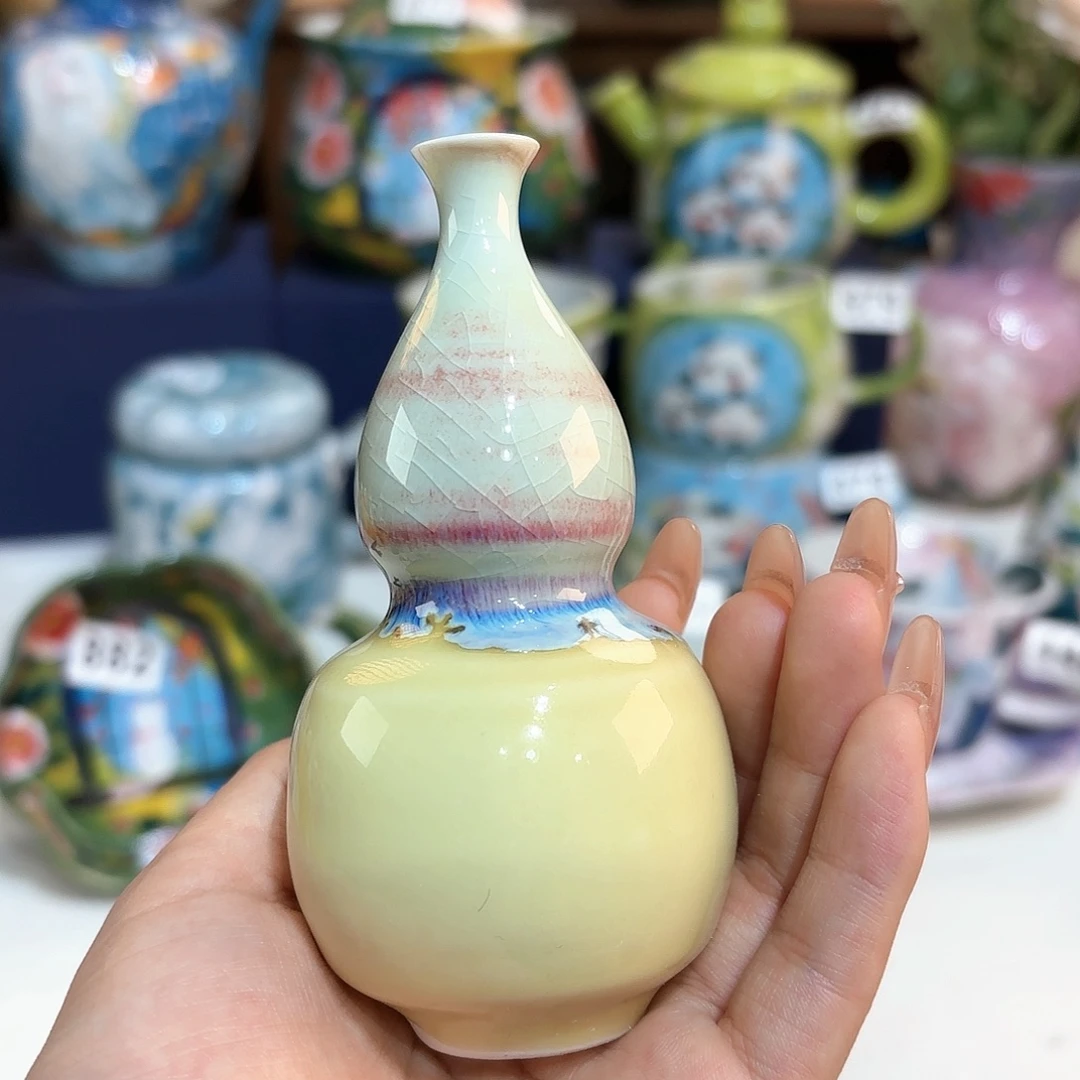 景德镇手绘高温釉下彩陶瓷茶具