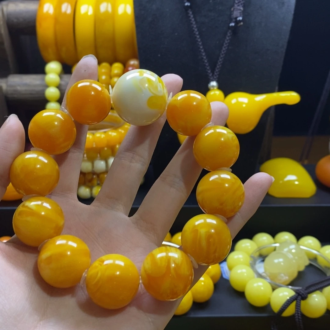 想***静非金属全品无暇老料手串20