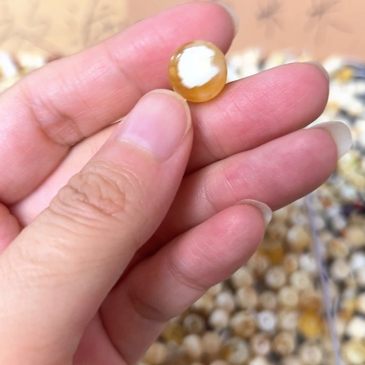 裸石蜜蜡未镶嵌11.7mm一个