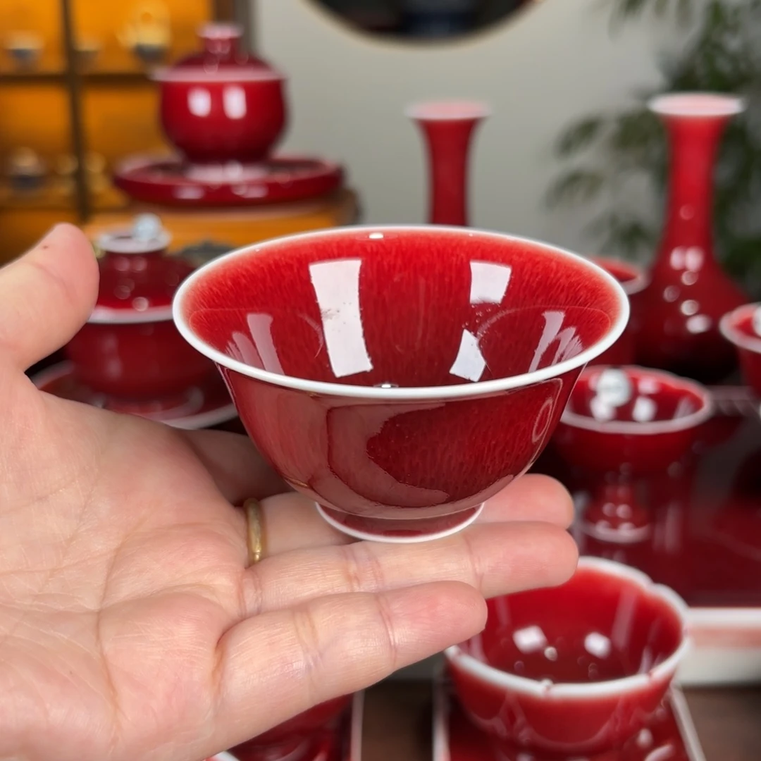 杯子景德镇高温原矿釉