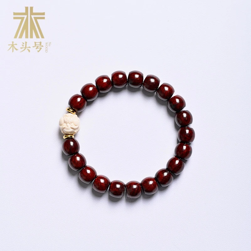 小叶紫檀精工 搭配 猛犸 （财源广进） 8.8X9.9