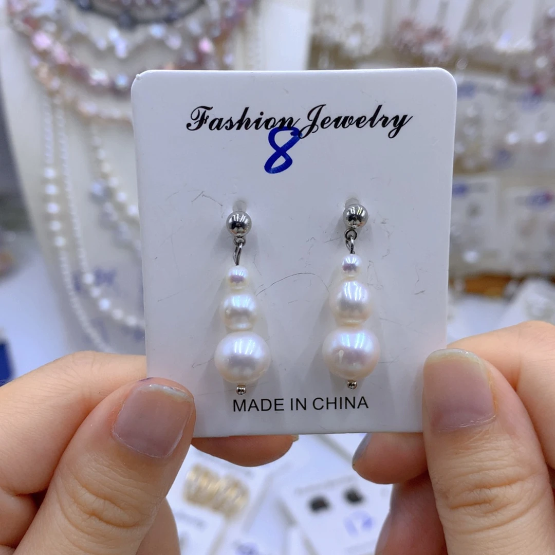 淡水珍珠颈饰银S925镶嵌