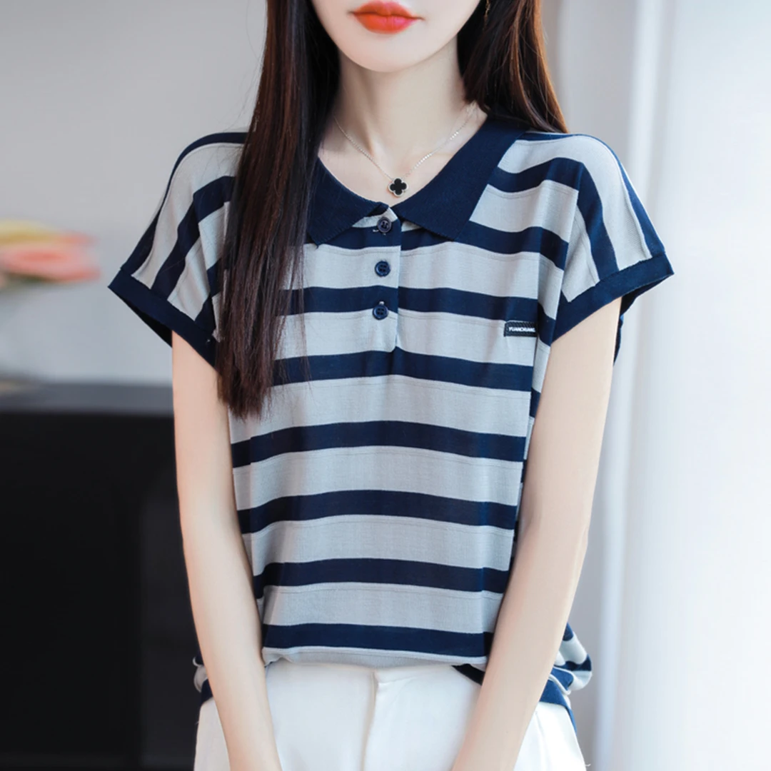 胖mm夏装大码针织衫女士短袖t恤