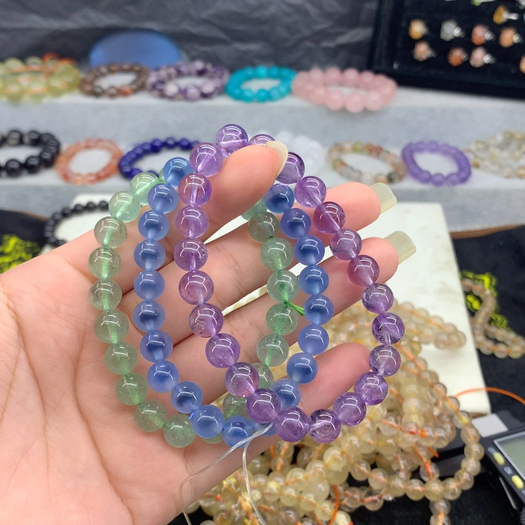 水晶手串未镶嵌拍2单