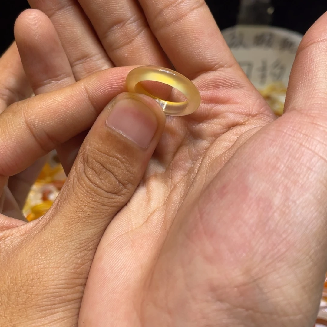 玛瑙/玉髓未镶嵌戒指299号港14 默认瑕疵