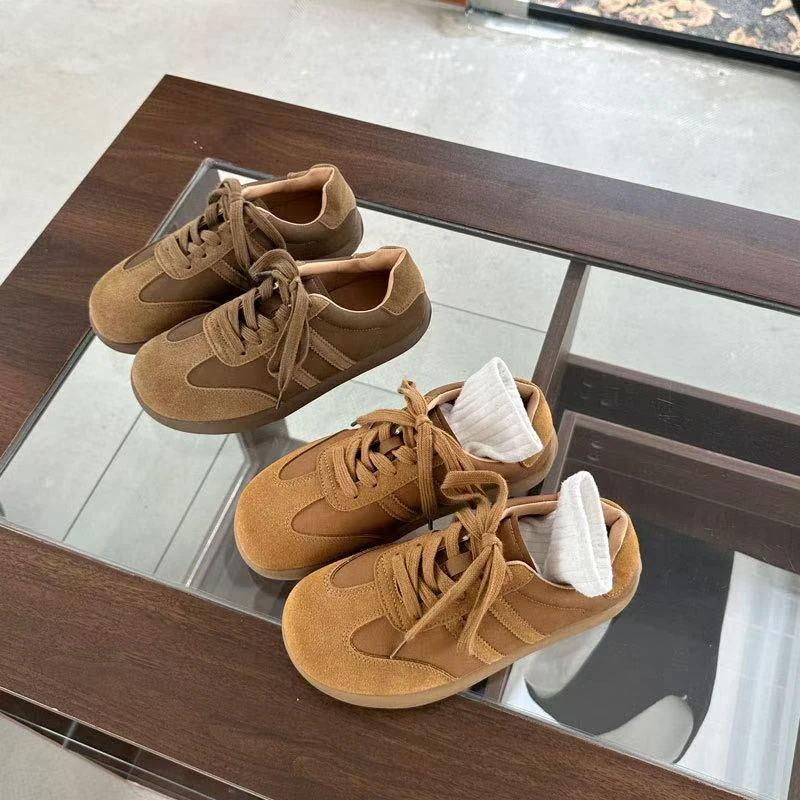 A2007复古小众休闲百搭软底轻便运动德训鞋