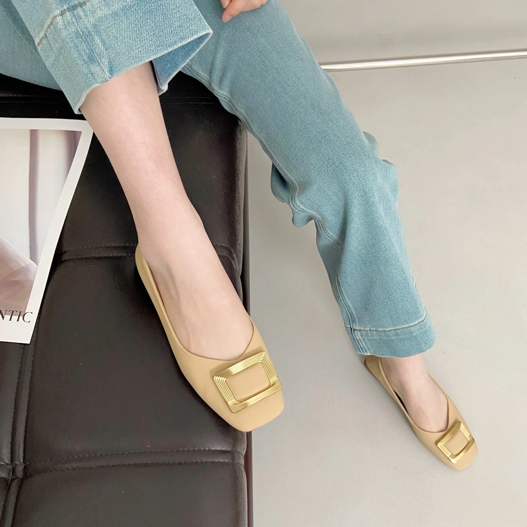 【保国女鞋】新品软底方头春季小单鞋（2851）