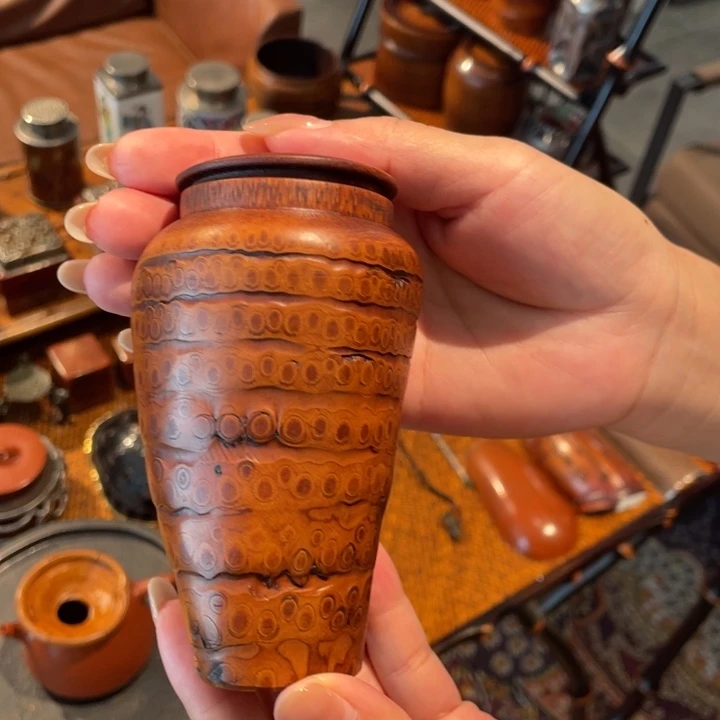 茶壶紫砂竹根茶仓