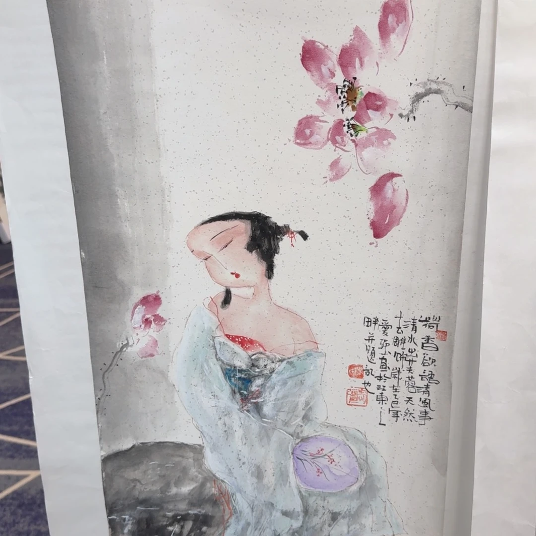 国画国画作品山水花鸟纯手绘