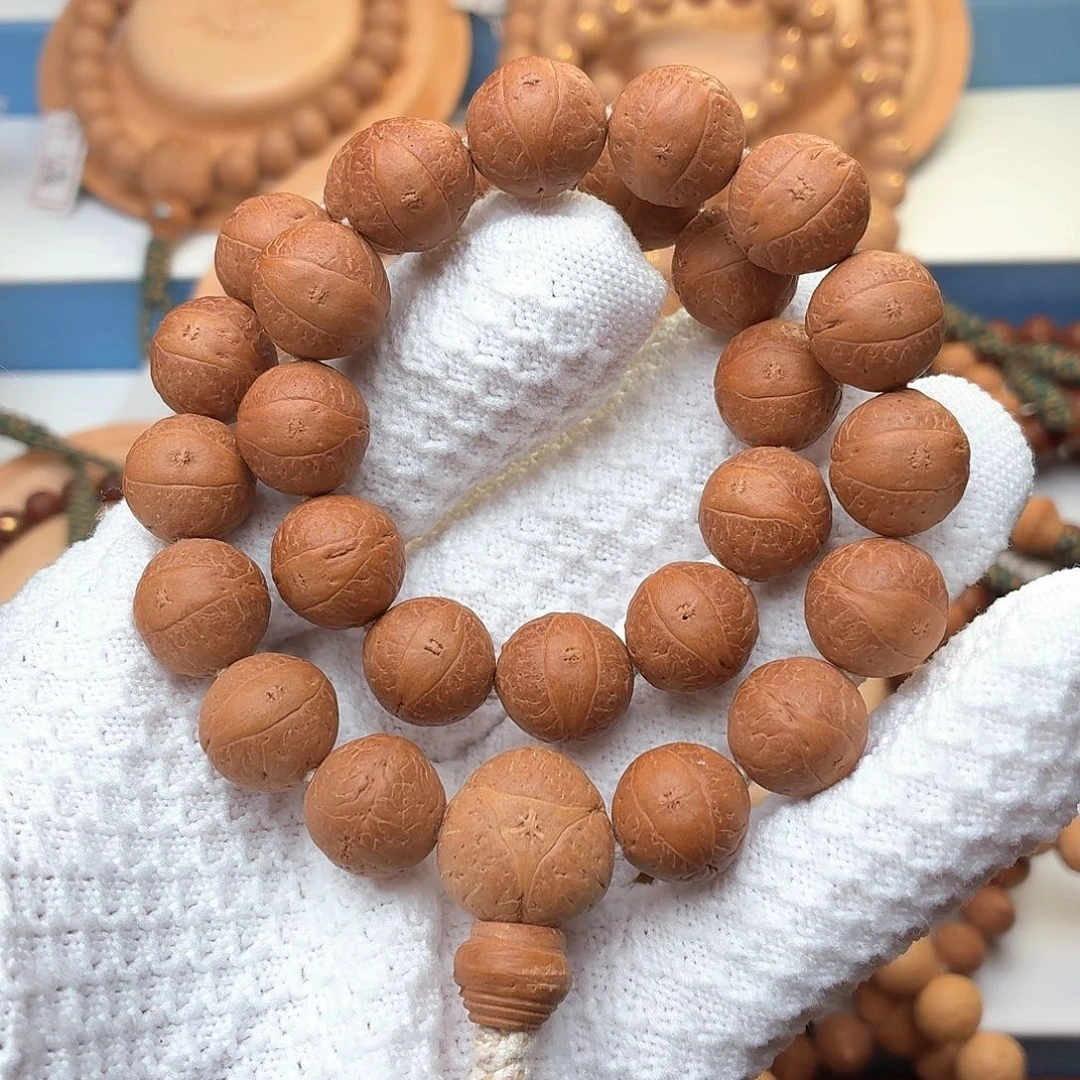 凤眼菩提手串红油皮13.5一物一图手持