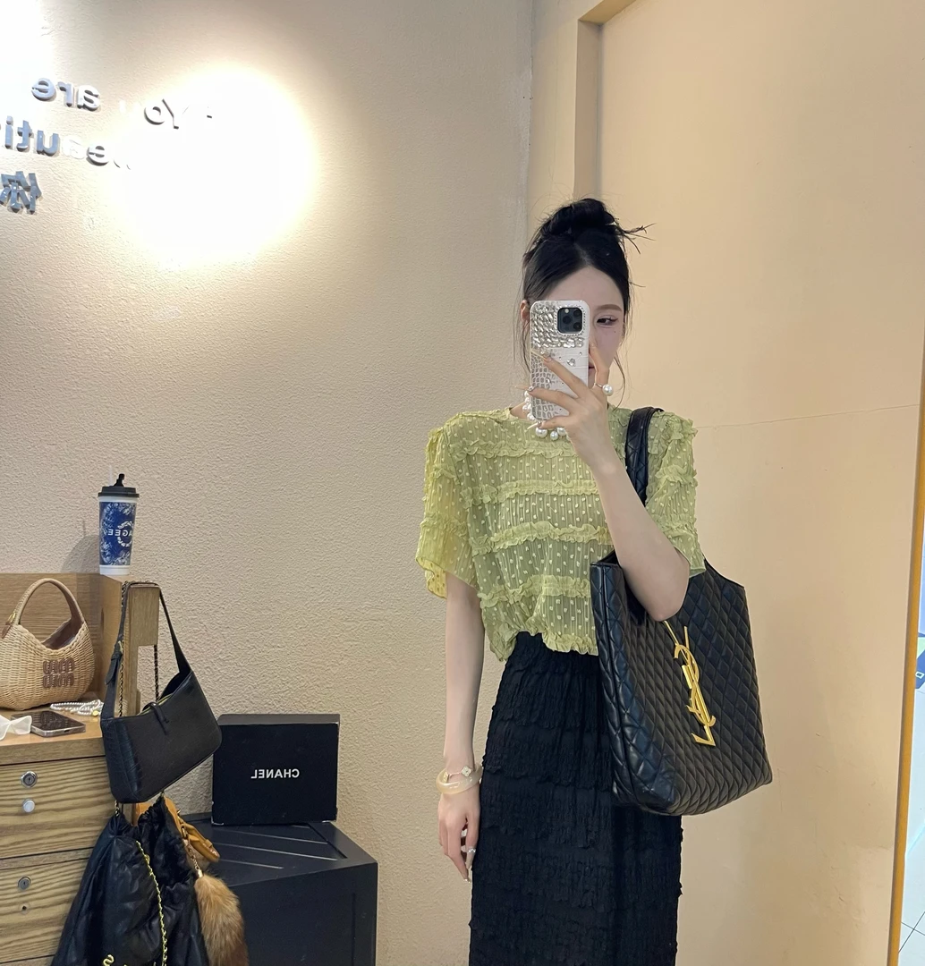 韩版时尚洋气简约短袖T恤夏季新款高级感洋气百搭气质休闲复古