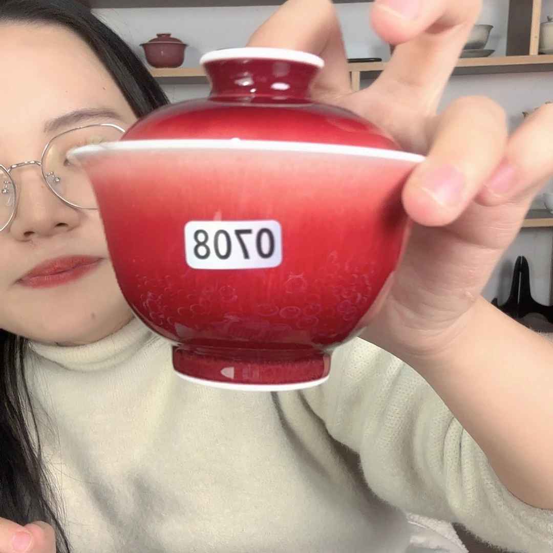 瓷片景德镇郎红陶瓷