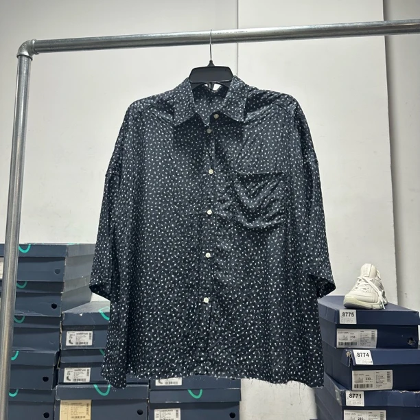 女士时尚休闲短袖衬衫（11）