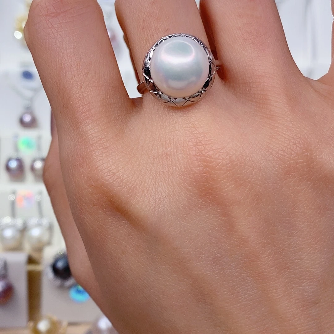戒指未镶嵌淡水珍珠