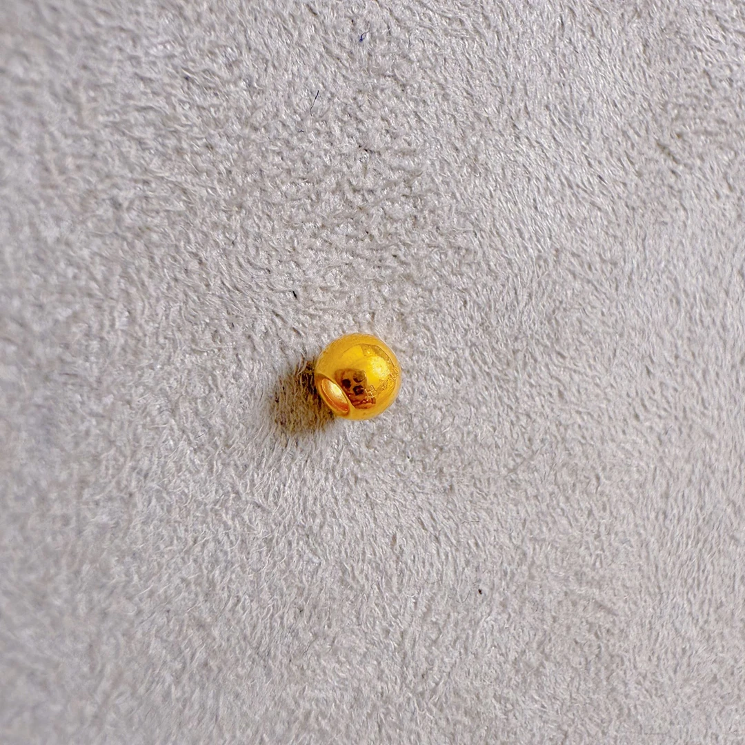 20颗 足金 卡4 光珠(亮面) 5D精工版 先鉴后发 带证书字印