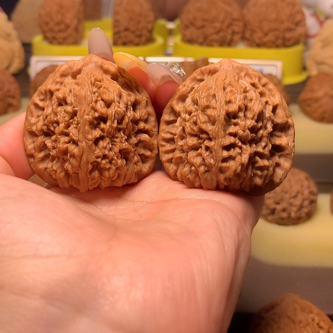 吊坠文玩核桃涿鹿三角南疆石全品45