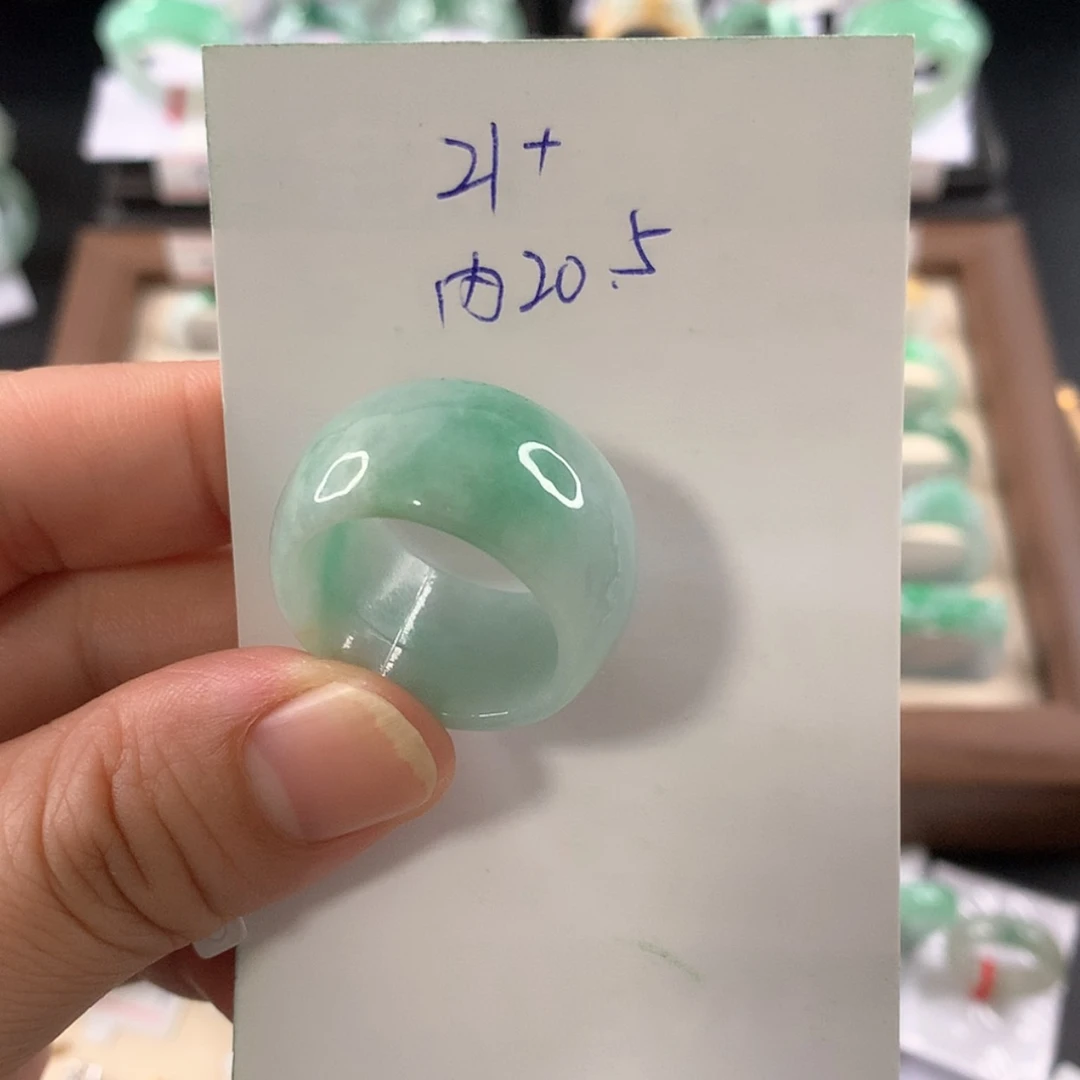 【闪购商品】翡翠戒指未镶嵌人****…21圈