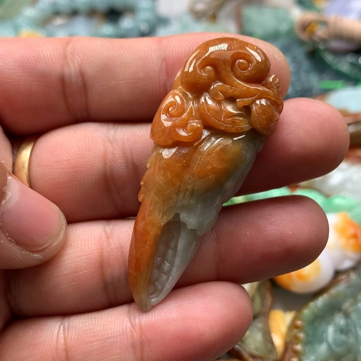 翡翠项链未镶嵌保真天然a货翡翠