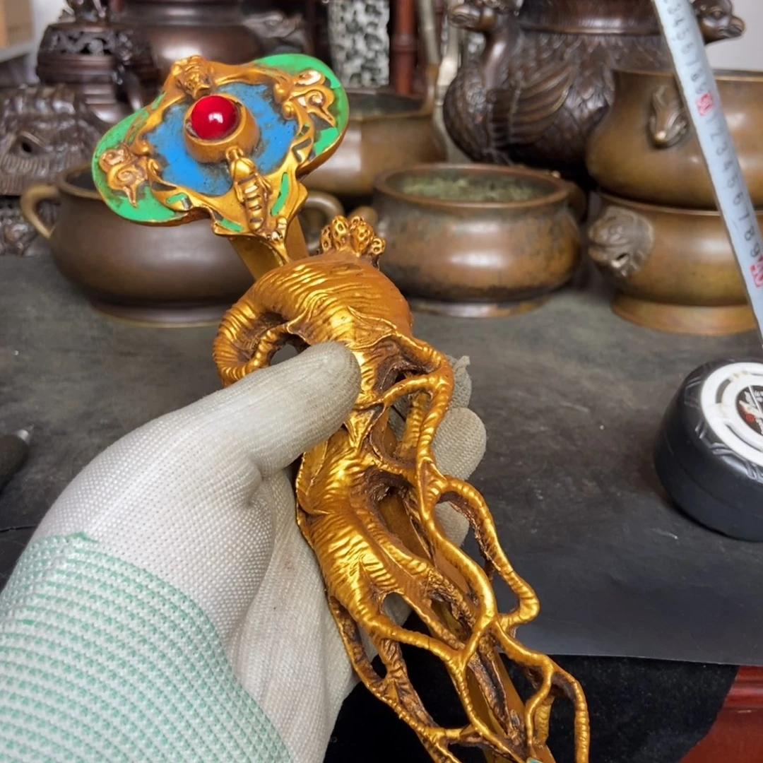 铜器工艺品摆件香炉摆件