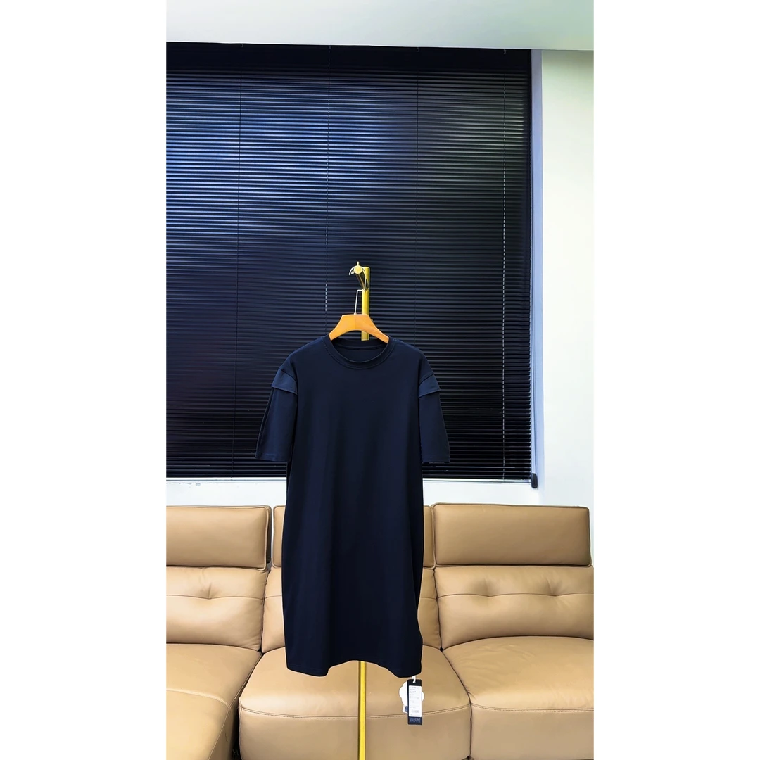 品牌原单高端轻奢夏琳娜连衣裙—黑色—6611