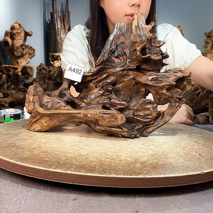 茶盏淡*492株木随行的小根艺