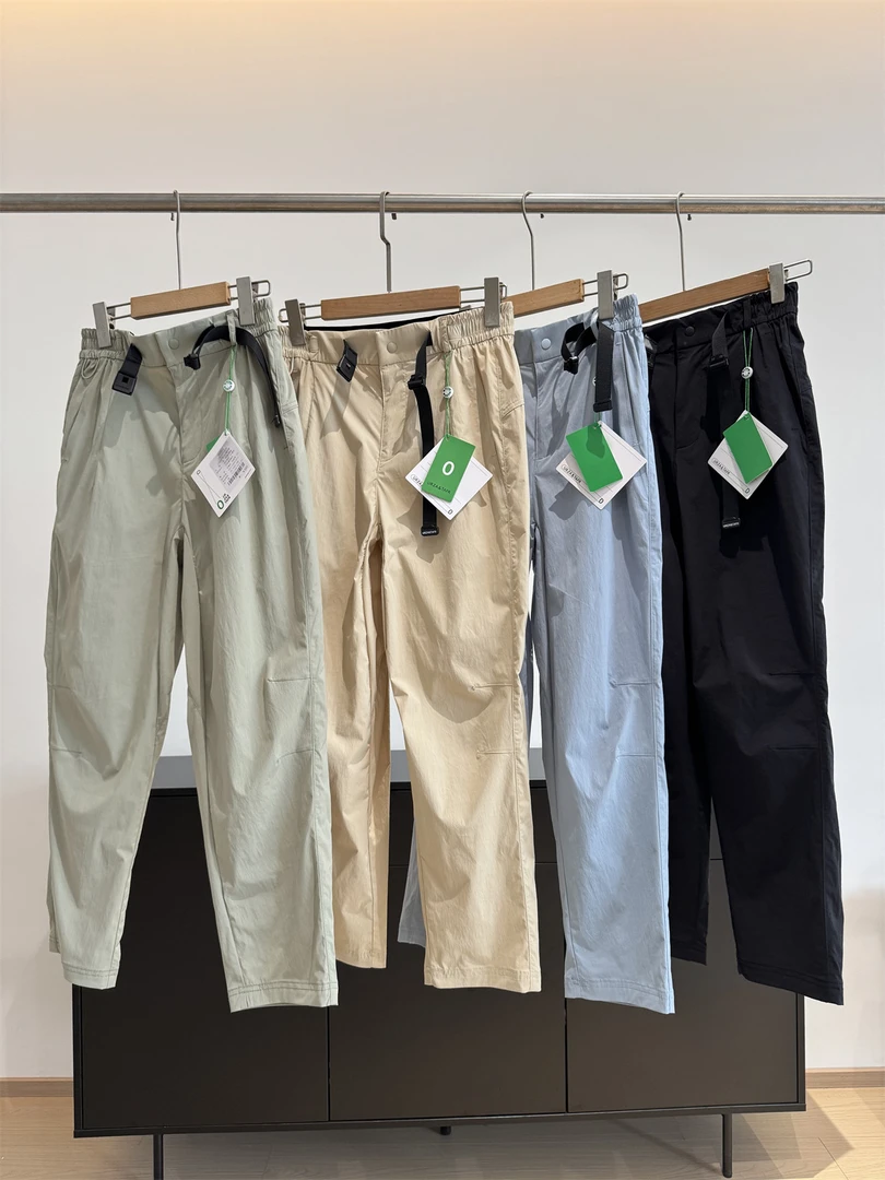 夏季新款小个子户外薄款速干直筒九分裤显瘦防护徒步登山裤子