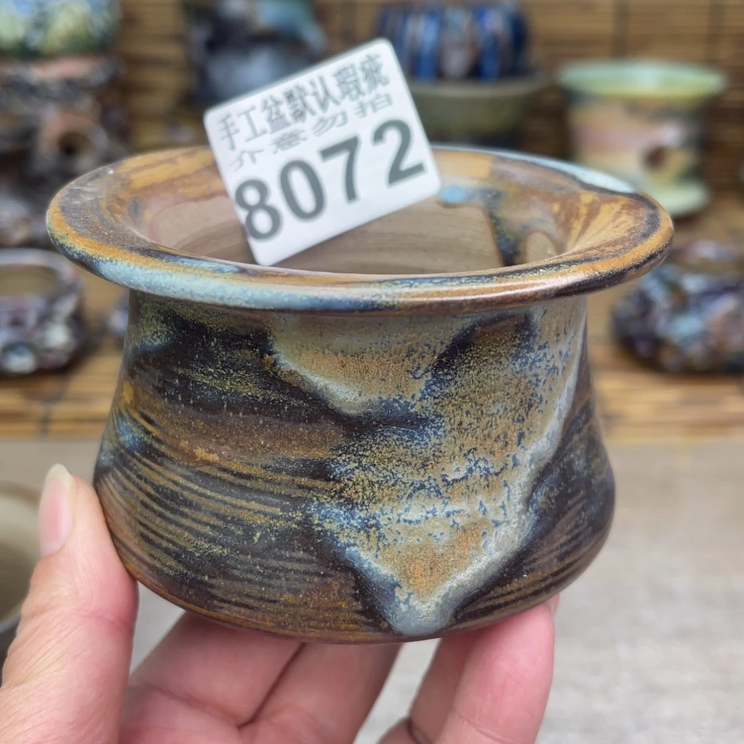 手工花盆默认瑕疵完美者勿拍