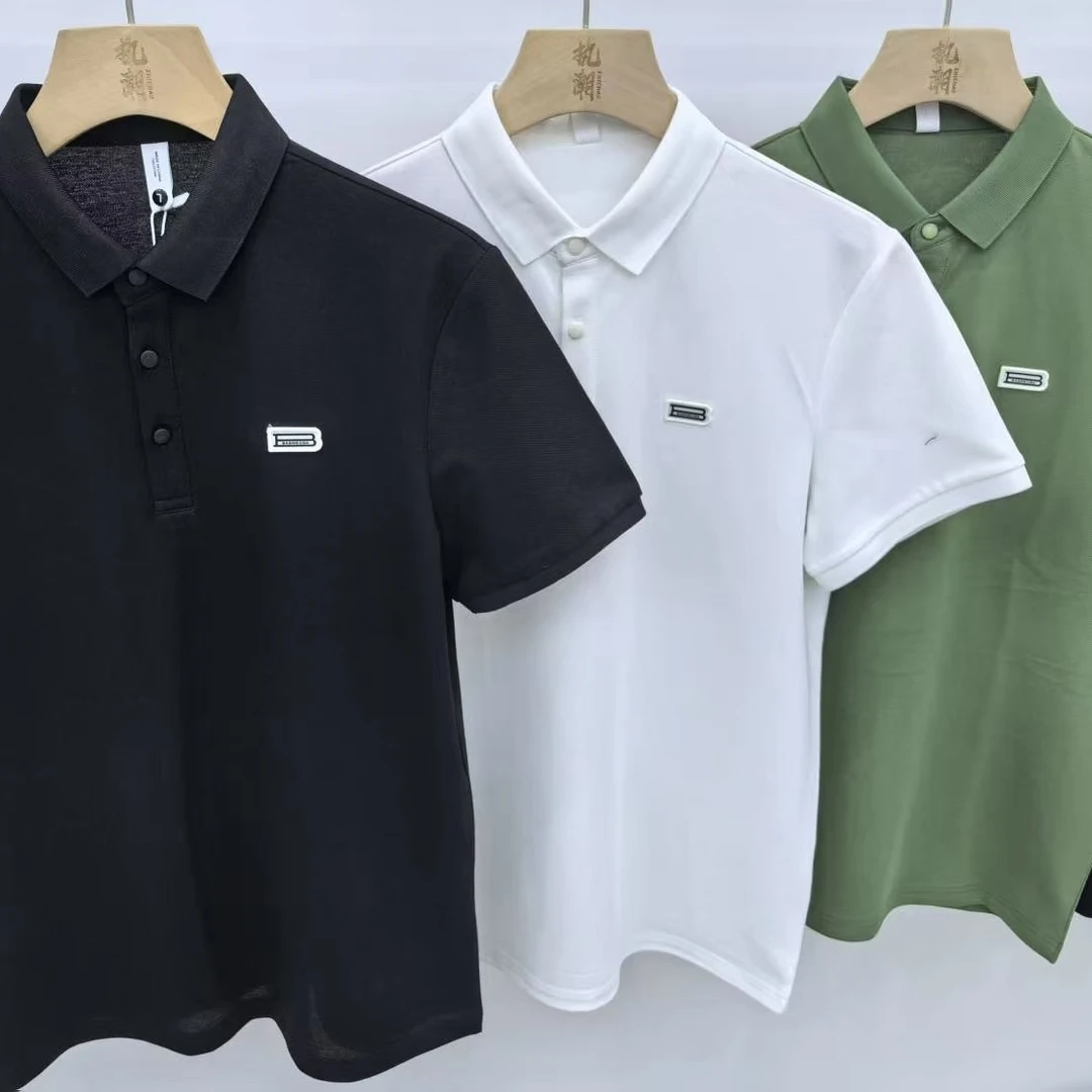 男士休闲短袖polo宽松型夏季T恤百搭男装潮流简约66809