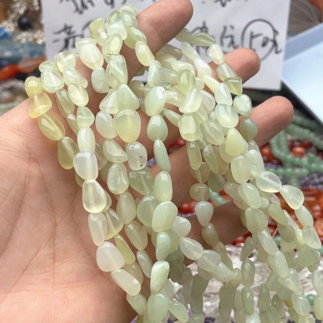 玛瑙/玉髓合金珠宝半成品一条装岫玉随行珠不退换55